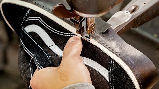 Process of turning 40 Vans into 400 Vans Korean Custom Shoes Master [upl. by Helbon819]