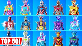 TOP 50 BEST SPECTRA KNIGHT SKIN COMBOS IN FORTNITE OG [upl. by Notlih]