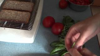 Healthy fresh Tomato bruschetta  perfect for a hot summer [upl. by Dody]