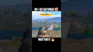 Car Spray with M73x🎯🔥bgmi pubgmobile viralshorts subscribe [upl. by Anahs953]