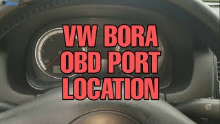 VW Bora Obd Diagnostic Port Location 🚗👨‍🔧💻 [upl. by Cyna]