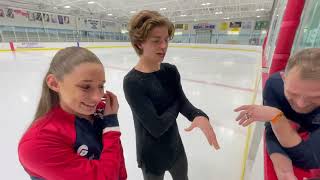 Retired NY Rangers Colton Orr discusses with Oona amp Gage Brown being on skating with the [upl. by Sug]