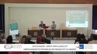 Colloque FranceMaroc 2017  La succession [upl. by Damour]