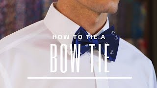 How to Tie a Bow Tie  Bow Tie Knot Tutorial [upl. by Vierno]