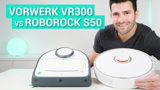 Vorwerk Kobold VR300 vs Roborock S50  Die Saugroboter im Test Vergleich amp Review [upl. by Ahseenat580]