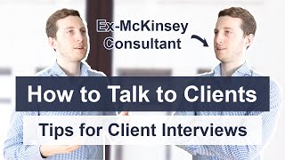 Talk like a Consultant  How to conduct Interviews with Clients [upl. by Fries]