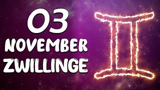 RIESIGE NACHRICHTEN SEHR STARK❗️😨 ZWILLINGE ♊ HEUTE 3 November 2024 [upl. by Nova]