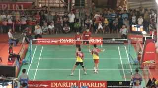 Clinton Hendrik KM Rian Ardianto PB Jaya Raya VS HantoroRicky Alverino Sidharta PB Djarum [upl. by Schurman]