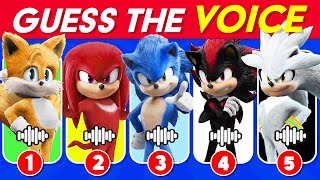 Guess The Sonic the Hedgehog 3 Characters by Voice 🎬🦔💙 Sonic the Hedgehog 3 Movie Quiz  fastQuiz [upl. by Anawahs293]