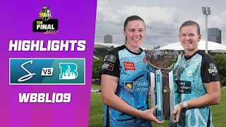 Adelaide Strikers v Brisbane Heat  Final  WBBL09 [upl. by Noizneb]