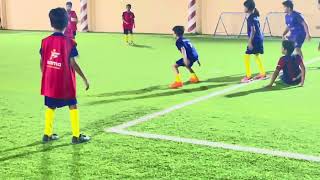 U8 football practise match kidsfootballskills football footballdrillsforkids footballskills [upl. by Idnir221]