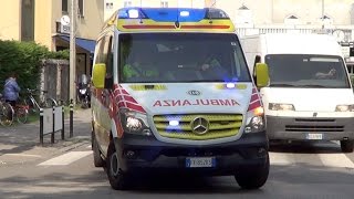 NEW Ambulanza SUEM 118 Treviso 134  Italian ambulance responding [upl. by Niajneb]