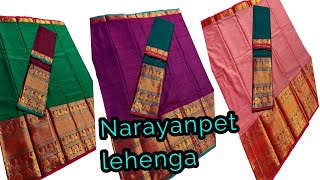 Narayananpet cotton lehenga unstitched 9791873401 lehengalove [upl. by Alaek]