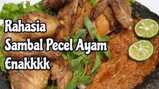 Membuat Sambal Pecel Ayam [upl. by Hultin235]