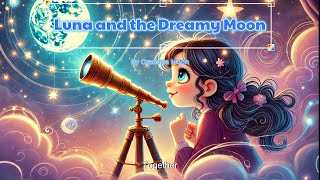 Luna and the Dreamy Moon 🌙  A Magical Bedtime Story for Kids  Grandpa Moons Stargazing Adventure [upl. by Anyrak]