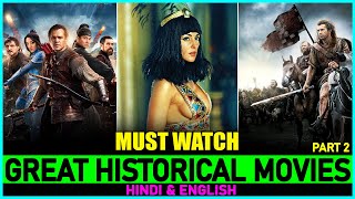 Top 7 Great HISTORICAL MOVIES Like Game Of Thrones In Hindi  P2  Top 10 Epic Historical Movies [upl. by Celine]