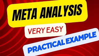 Easiest amp Simplest Way Do The Meta Analysis With Practical Example Meta Analysis With JASP amp AI [upl. by Natiha]