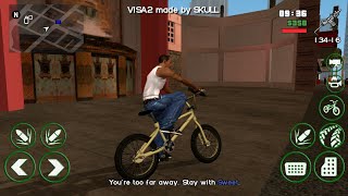 Descargar GTA San Andreas Lite 200MB  CLEO Cualquier Android GAMA BAJA y MEDIA [upl. by Ariella]