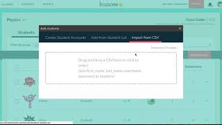 How to Add Students by Using CSV File [upl. by Dianne792]