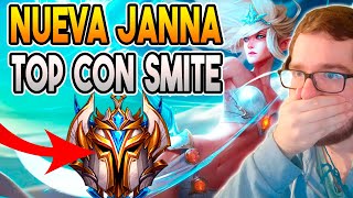 ASI SE JUEGA la NUEVA JANNA TOP con SMITE con WINRATES INCREIBLES  TROLL o NO [upl. by Enrica]