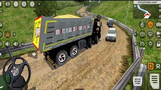 demanding concrete mixture suppy Truck driving l bus simulator game play [upl. by Ulland]