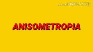 Anisometropia  Isometropia  optometry sharp vision [upl. by Oira114]