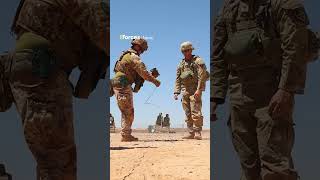 Soldiers have a blast on exercise in the Jordanian desert [upl. by Esenwahs300]