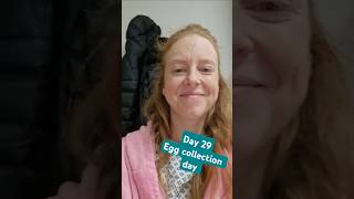 Day 29  Egg collection day ivfjourney ivf ivfhope eggcollection fertility [upl. by Arivle551]