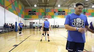 Calm Your Tips VS Nitros  Midland YMCA Coed Comp Volleyball Match [upl. by Oiromed791]