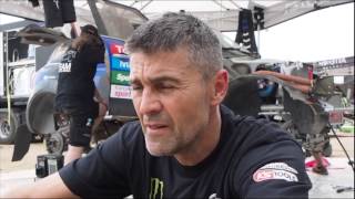 01 06 Dakar 2015  Hołowczyc po morderczym 3 etapie [upl. by Romelle]