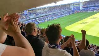 Anderlecht fans celebrating Francis Amuzu goal vs RFC Seraing  August 22 [upl. by Tull535]