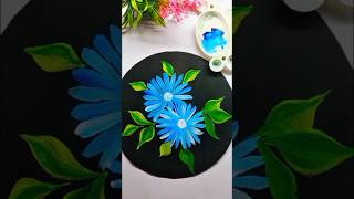 Easy Flower painting shorts flowerpainting viralvideo trending art [upl. by Nonregla105]