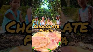 chocolate parantha shortvideo viralvideo food cooking recipe MaMeyerRannaghar1 [upl. by Adnohsat]