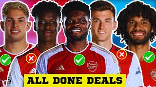 ALL ARSENAL DONE DEALS  PART ONE [upl. by Enamart]