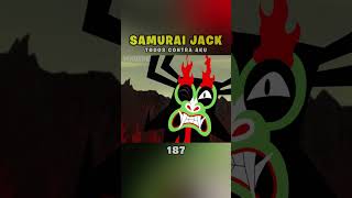 SamuraiJack 😲 TODOS CONTRA AKU ⌛ resumen mauspe 187 [upl. by Arias16]