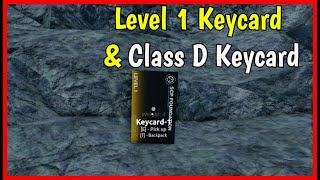 How to get LEVEL 1 KEYCARD and CLASS D KEYCARD in Roblox 096 SCP [upl. by Ellainad]