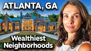 Top 10 Wealthiest Neighborhoods in Atlanta GA 2025 Best Places to Live [upl. by Brice494]