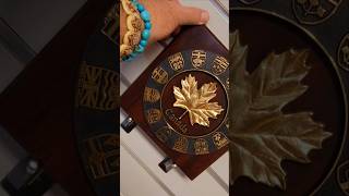 Vintage Canada Maple leaf province plaque [upl. by Eirolav]