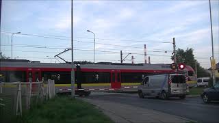 Railroad Crossing  Wróblewskiego Łódź [upl. by Ainaj758]