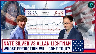 Nate Silver Vs Allan Lichtman In US Elections  Whose Prediction Will Come True Trump Or Kamala [upl. by Milone]