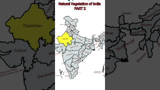 Natural Vegetation Of India Geography Part Twoytshorts shorts shortvideo [upl. by Joy]