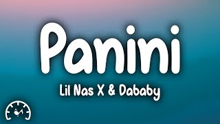 Lil Nas X  Panini Lyrics ft DaBaby [upl. by Tasha]