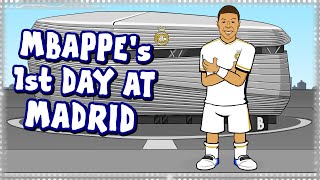 MBAPPES 1st DAY at REAL MADRID [upl. by Nnylorac]