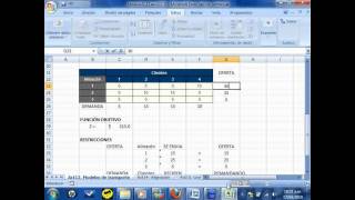 Planteamiento y solución de un modelo de transporte en EXCEL PARTE 2 [upl. by Nnylrebma]