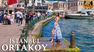 Istanbul Turkey 2024 Ortaköy Walking Tour 4K [upl. by Feledy]