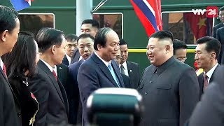 President Kim Jong Un’s train arrived in Lang Son Vietnam  Kim  Trump Summit 2019 VTV24 [upl. by Filmer528]