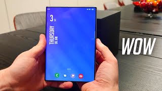 Samsungs Rollable Phone  Hands On Video [upl. by Keram]