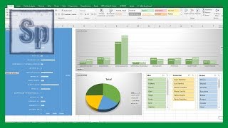 Excel  Cómo hacer gráficos dinámicos y crear un Dashboard con segmentación de datos Español HD [upl. by Nuhs250]