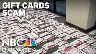 Gift cards scam FBI warns of ‘untraceable cash’ [upl. by Nosnehpets]