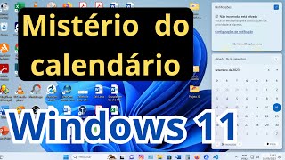 ✅Como ativar o Calendário no Windows 11 [upl. by Neivad]